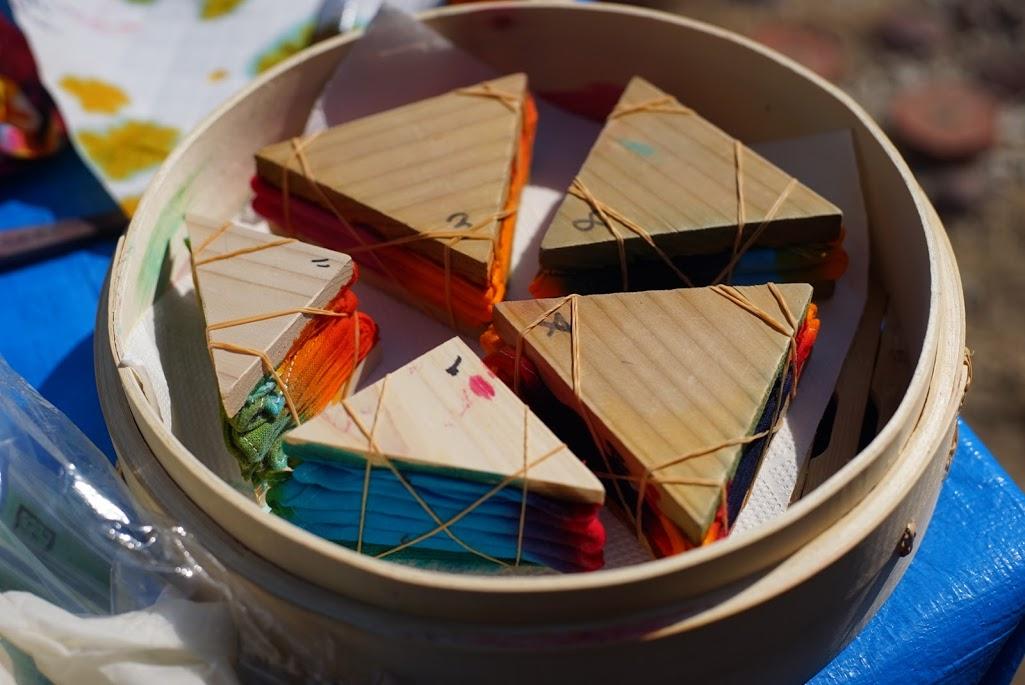 【有松絞・染め体験】まり木綿の色彩世界!春の有松絞り「半袖カットソー」ツアー