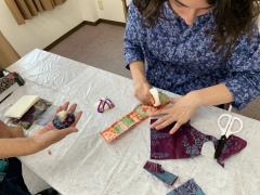 Seashell hina doll making-experience
