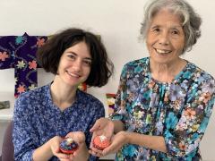 Seashell hina doll making-experience