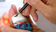 Seashell hina doll making-experience